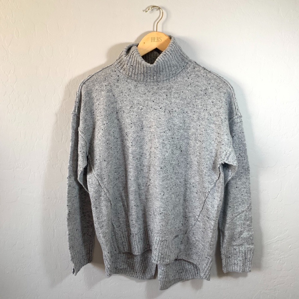 Michael Kors Grey Knit Turtle Neck Sweater S